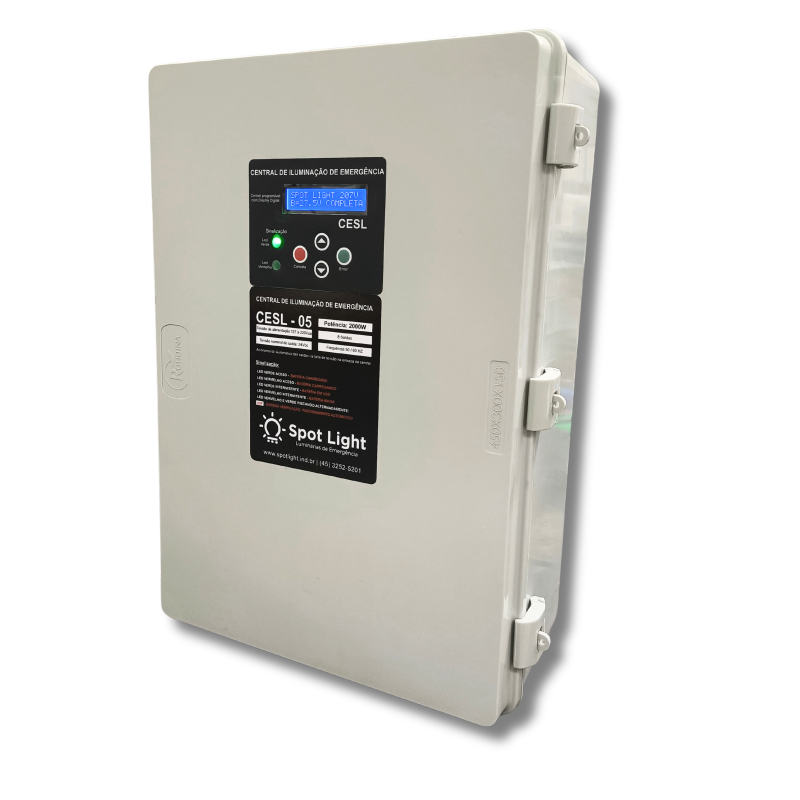 CESL-05 - Central 24V 2000W -Programável c/ Display Digital